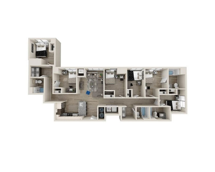 Greenwich -6x4 Floor plan